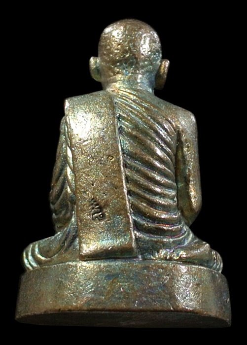 รูปเหมือนหล่อ สำราญสุข สมเด็จพระญาณสังวรฯ สมเด็จพระสังฆราช 8 รอบ วัดบวรฯ 2 โค้ด เนื้อชนวนสำริด