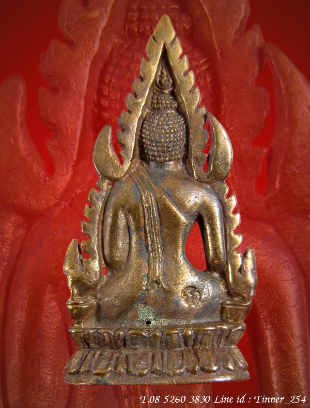 พระพุทธชินราชฐานผ้าทิพย์ อุดผงกะลาตาเดียว หลวงพ่อมี วัดมารวิชัย ปี2538