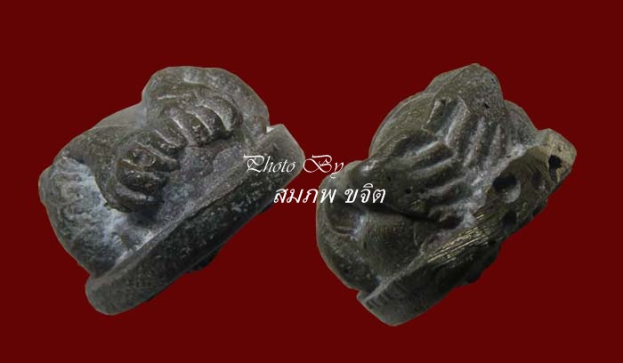 ปิดตาพิมพ์กบ เนื้อนวะแก่เงิน หลวงพ่อสง่า วัดหนองม่วง ราชบุรี