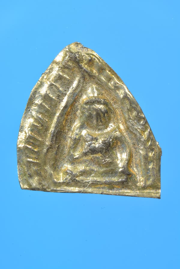 พระปาฏิหารย์ตัดแผง กรุวัดราชบูรณะ เนื้อชินเงิน อยุธยา