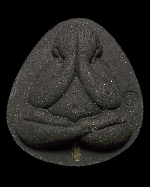 500 @@@ พระปิดตาเศรษฐีใหญ่ ตระกรุดเงิน กดโค็ด อายุวัฒนะ ๙๐ กล่องเดิม 