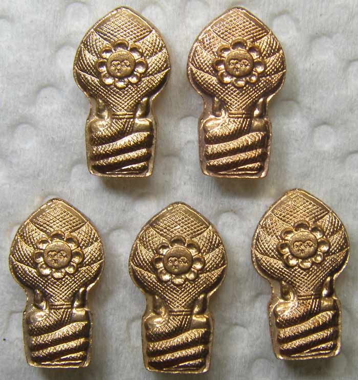 ปรกใบมะขาม หลวงพ่อพูล วัดไผ่ล้อม นครปฐม ทีเดียว 5 องค์