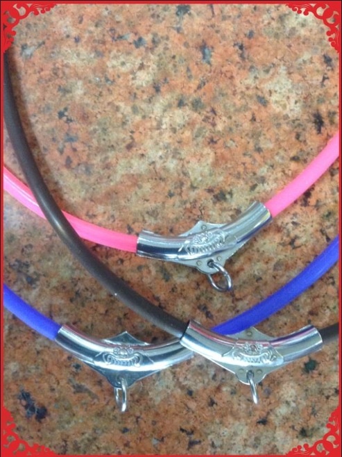 เลือกสี ได้เลย@ 120 บาท @@ สร้อย ยาง โอริง พร้อม ห่วง 3 มม ยาว 22 นิ้ว แพ็ค 3 เส้น