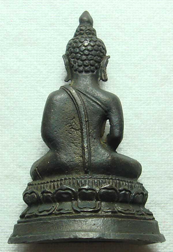 พระพุทธศักดิ์สิทธิ์ หลวงปู่คำพันธ์ รุ่นปฐวีธาติ วัดธาตุมหาชัย จ.นครพนม ปี36 ก้นอุดเทียนชัย