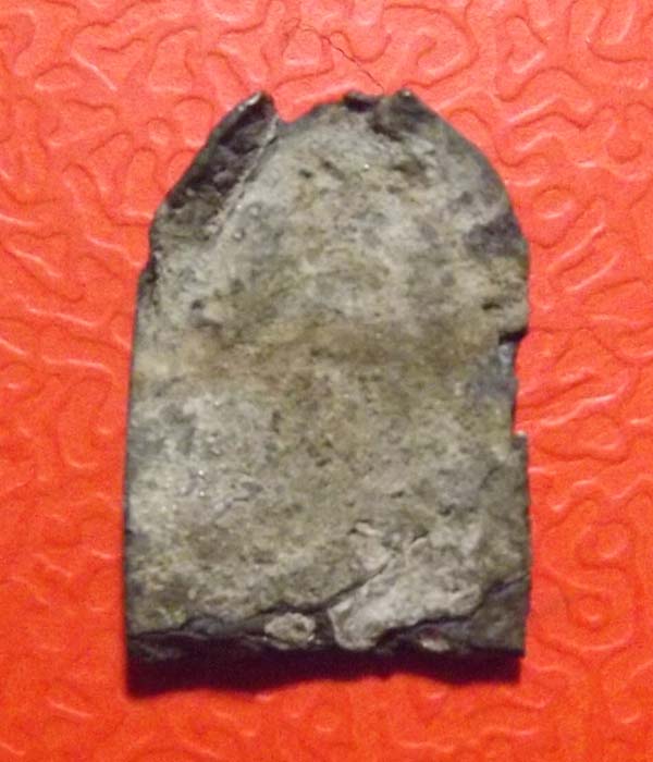 พระยอดขุนพล ฐานบัวเล็บช้าง เนื้อชินเงิน กรุลพบุรี