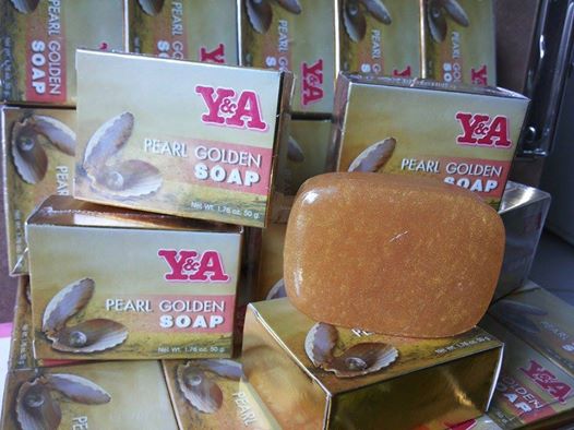 สบู่ Y&A สูตรบำรุงผิวหน้า ฟื้นฟูเซลล์ผิว สกัดจากไข่มุกทองคำ