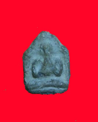 พระกรุวัดท้ายตลาด พิมพ์พระปิดตาขัดสมาธิเพชร 