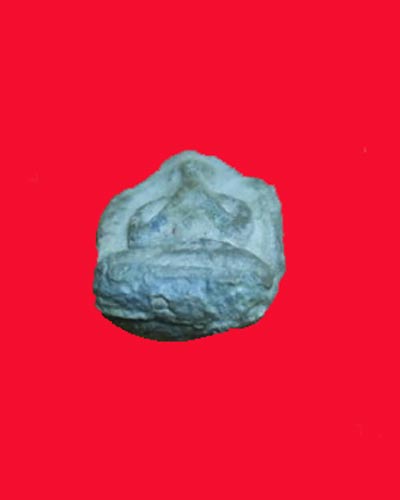 พระกรุวัดท้ายตลาด พิมพ์พระปิดตาขัดสมาธิเพชร 