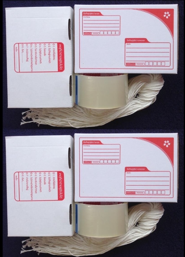    50 ใบ ==+400 บาท@@--///ครบเซ็ต**--///กล่องไปรษณีย์ไดคัทสีขา ว No. ก ขนาด 14*20*6ซม. 