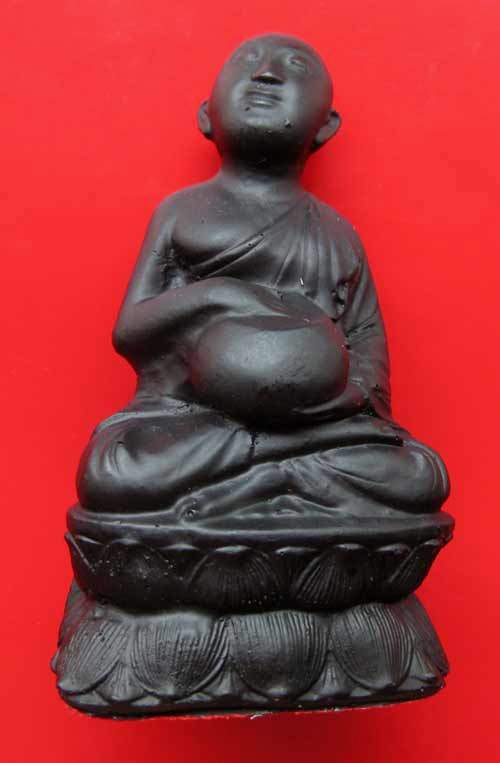 พระอุปคุต เนื้อเรซินผสมแร่เหล็กน้ำพี้ ขนาดบูชา วัดอุปคุต จ.เชียงใหม่ สภาพสวย!!!