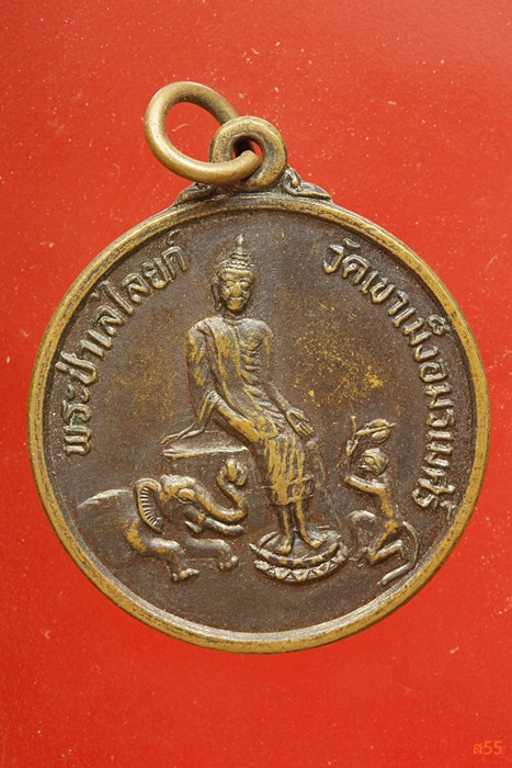 เหรียญพระป่าเรไรย์ วัดเขาเม็งอมรเมศร์ จ.กาญจนบุรี ปี 2540
