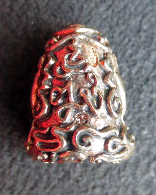 พระปิดตาอุตโม ญสส. เพชรกลับ หลวงปู่บัว วัดศรีบูรพาราม จ.ตราด เนื้อนวะ