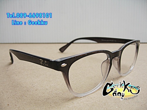 กรอบแว่น Ray Ban (RB19) กรอบสีดำเงาทูโทน