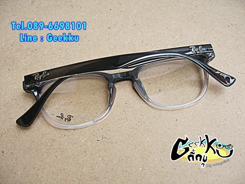 กรอบแว่น Ray Ban (RB19) กรอบสีดำเงาทูโทน