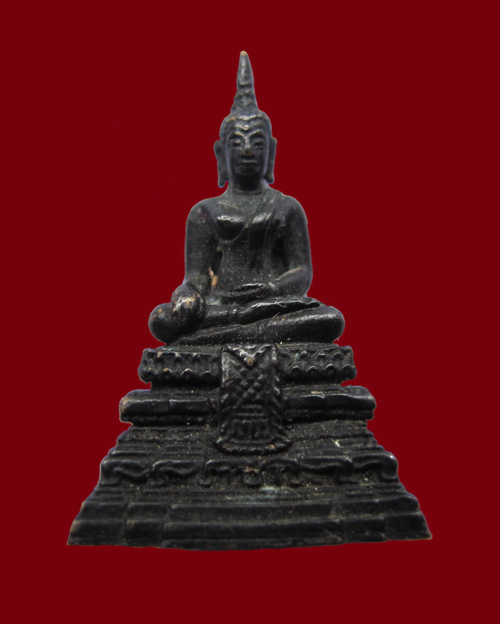 รูปหล่อพระมงคลบพิตร อยุธยา เนื้อทองผสม เก่ามาก ฐานอุดกริ่ง สภาพสวยครับ