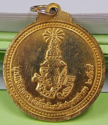 เหรียญพระจุลจอมเกล้า ร.๕ มูลนิธิเด็กสมุทรสาคร ปี ๑๙