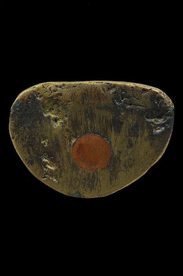 หล่อโบราณพ่อท่านคล้าย พิมพ์หลังคู้หนังสือเลยฐาน ล่ำๆ น้ำทองเพียบ