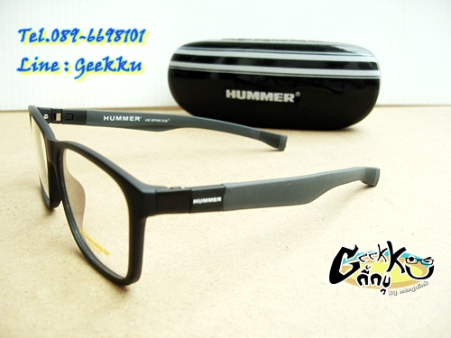 แว่นตา SPORT HUMMER (H-05)  กรอบสีดำ เหมาะสม: สำหรับนักกีฬา หรือ นำไปตัดสายอ่านหนังสือคล้องติดตัวได้