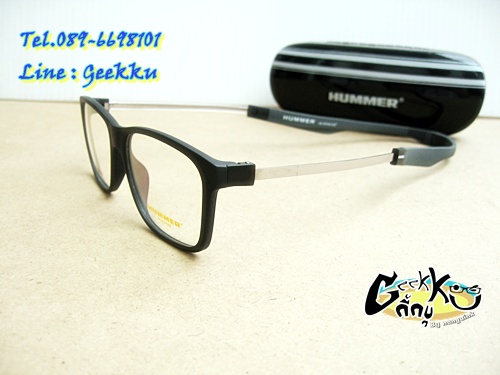 แว่นตา SPORT HUMMER (H-05)  กรอบสีดำ เหมาะสม: สำหรับนักกีฬา หรือ นำไปตัดสายอ่านหนังสือคล้องติดตัวได้