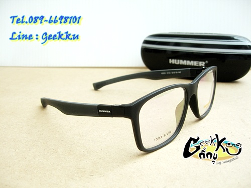 แว่นตา SPORT HUMMER (H-05)  กรอบสีดำ เหมาะสม: สำหรับนักกีฬา หรือ นำไปตัดสายอ่านหนังสือคล้องติดตัวได้