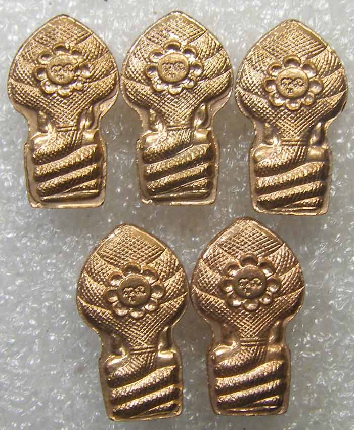 ปรกใบมะขาม หลวงพ่อพูล วัดไผ่ล้อม นครปฐม ทีเดียว 5 องค์