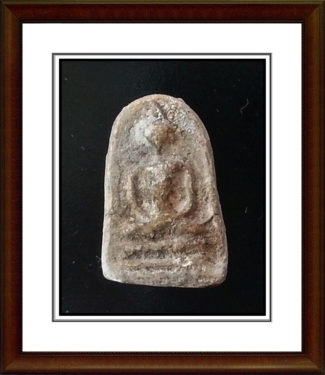 พระผง กรุวัดเงิน คลองเตย พิมพ์เล็บมือ สมาธิ 