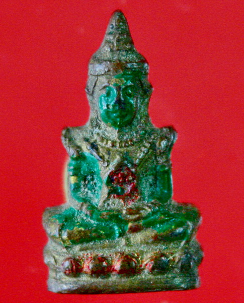 รูปเหมือนปั๊มพระแก้วมรกต วัดท่าแพ จ.นครศรีธรรมราช พ่อท่านคล้ายปลุกเสก ปี2504