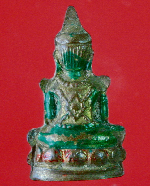 รูปเหมือนปั๊มพระแก้วมรกต วัดท่าแพ จ.นครศรีธรรมราช พ่อท่านคล้ายปลุกเสก ปี2504