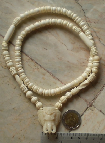 สร้อยกระดูก  ห่ววงกลางหัวช้างทรงเครื่อง  เคาะเดียว 