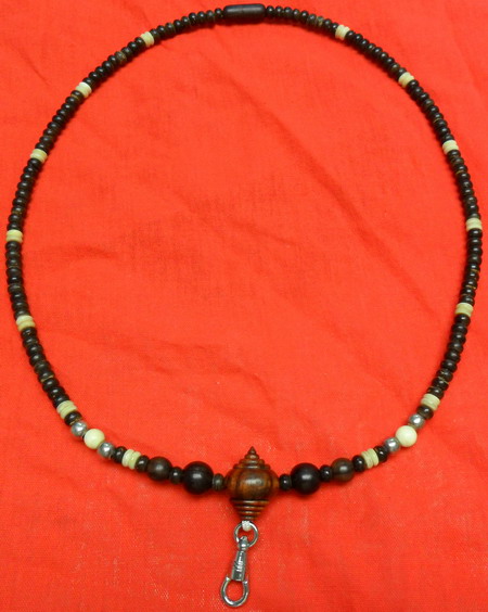 สร้อยกะลาตาเดียวแท้ๆหัวขุน+ตัวจบไม้พยุงสวยๆเท่ห์