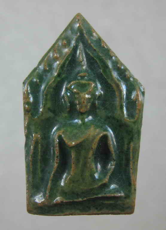 ขุนแผน หลวงพ่อชื้น วัดญาณเสน เคลือบเขียว สร้างน้อย