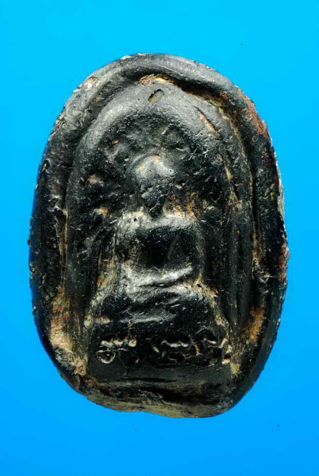 กริ่งคลองตะเคียน หน้าเล็ก พิมพ์สองหน้า  กรุโคกจินดาราม อยุธยา ราคาตามสภาพ