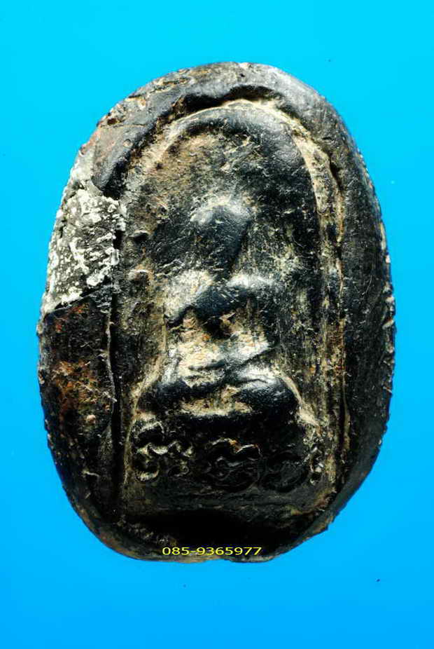 กริ่งคลองตะเคียน หน้าเล็ก พิมพ์สองหน้า  กรุโคกจินดาราม อยุธยา ราคาตามสภาพ