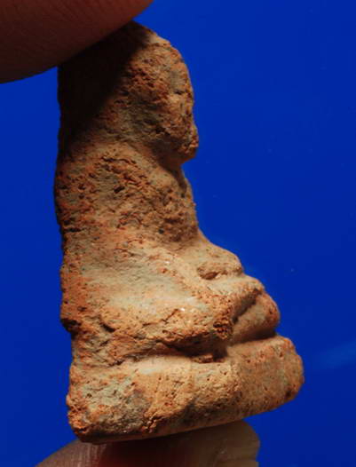 พิมพ์ตะไกรหน้าฤาษี เนื้อดิน กรุอยุธยา สภาพไม่ได้ใช้