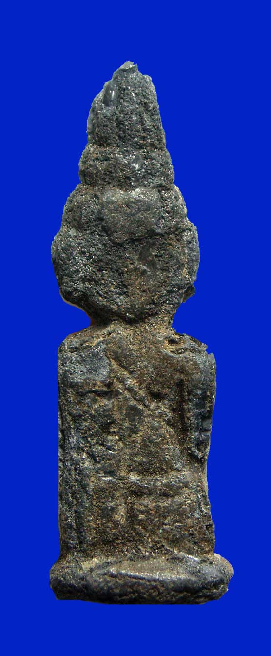 พระกรุนาคาม พิมพ์ลอยองค์ขนาดเล็ก เนื้อชินเงิน จ.นครศรีธรรมราช