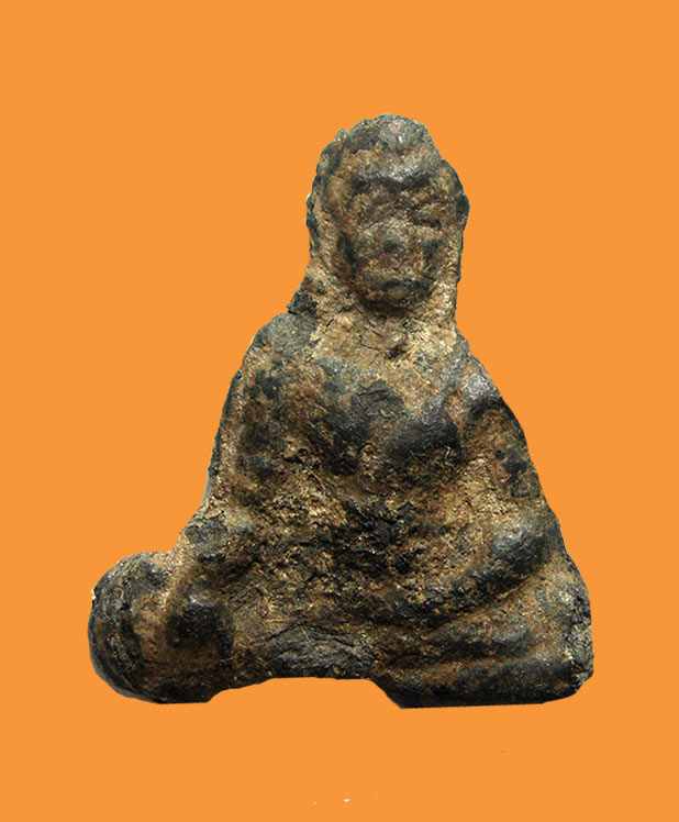 พระร่วงนั่ง กรุบางขลัง จ.สุโขทัย เนื้อชินเงินมีหน้า-ตาครับ