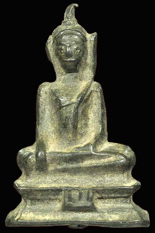 *พิมพ์อู่ทองนั่ง ฐานผ้าทิพย์ เนื้อชินตะกั่ว กรุวัดสิงห์ ปทุมธานี*