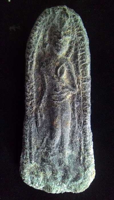 พระลีลา 2 หน้า กรุวัดพระศรีมหาธาตุสุพรรณบุรี สภาพสวยแชมป์