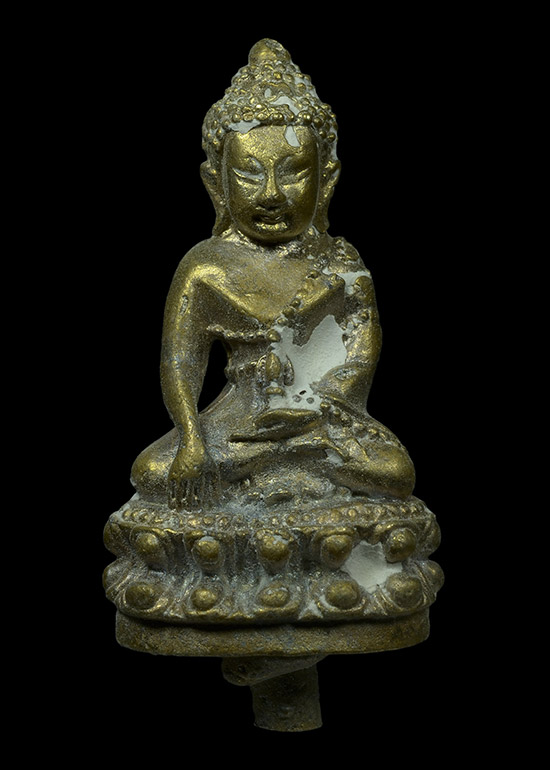 พระกริ่งหล่อโบราณ อายุยืน พระอาจารย์ตี๋เล็ก พุทธาภิเษก 10 พ.ค. 57