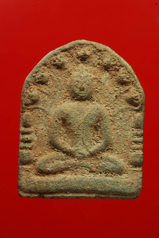 พระนาคปรกสุริยมุณี รุ่นแรก หลวงพ่ออั้น วัดพระญาติ เนื้อชิน อยุธยา 