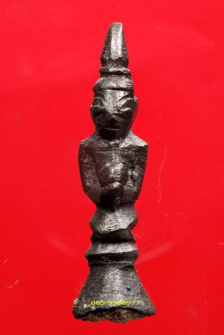 พระเชียงรุ้ง พิมพ์นั่งอุ้มบาตร เนื้อสัมริด 