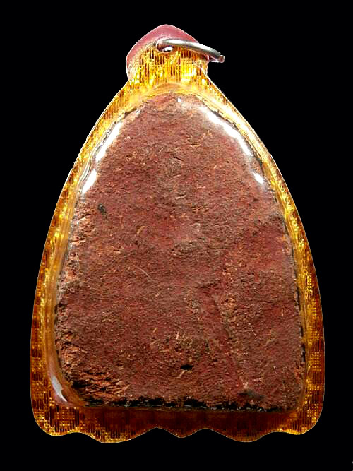 พระแผงตัด กรุวัดกระชาย อยุธยา พิมพ์ใหญ่ ปางมารวิชัย เนื้อดิน สภาพสวย