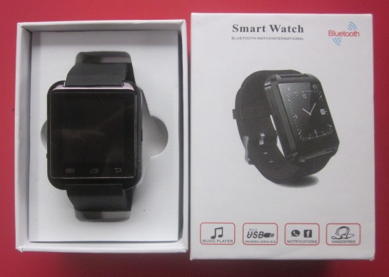 ( เคาะแรกครับ) Bluetooth Smart Watch สีดำ