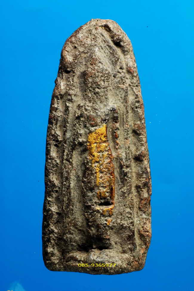 พระร่วงยืนประทานพร ทาบรอนด์ทองเก่าจากวัดมาเดิมๆ หลวงพ่อยิ้ม วัดเจ้าเจ็ด เนื้อดิน อยุธยา