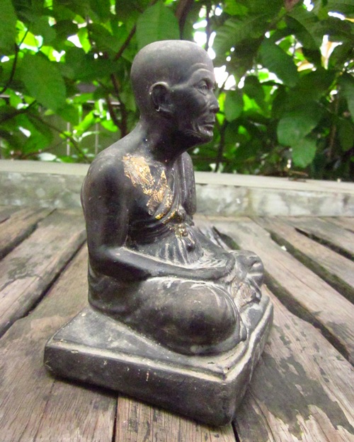 พระบูชาหลวงปู่ทวด หน้าตัก 4 นิ้ว / วัดสะแก จ.พระนครศรีอยุธยา