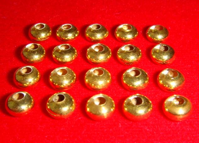 เม็ดทองกลม 90 % ขนาด 6 mm จำนวน 20 เม็ด