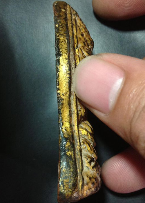 โคนสมอปางนาคปรก ลงรักปิดทองเดิม สภาพสวยมาก แท้ดูง่าย ราคาไม่แพง 