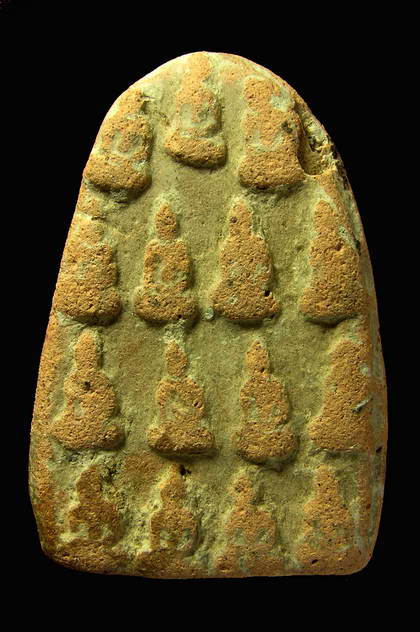 พร้อมใบCERTIFICATE.....พระแผงสิบห้าพระองค์ กรุวัดมหาธาตุ เนื้อดิน สุโขทัย