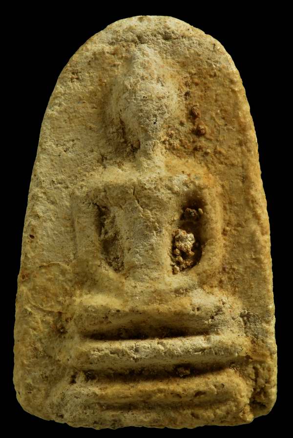 พร้อมใบCERTIFICATE.....สมาธิเล็บมือ กรุวัดเงินคลองเตย เนื้อผง กรุงเทพ(องค์ที่1)