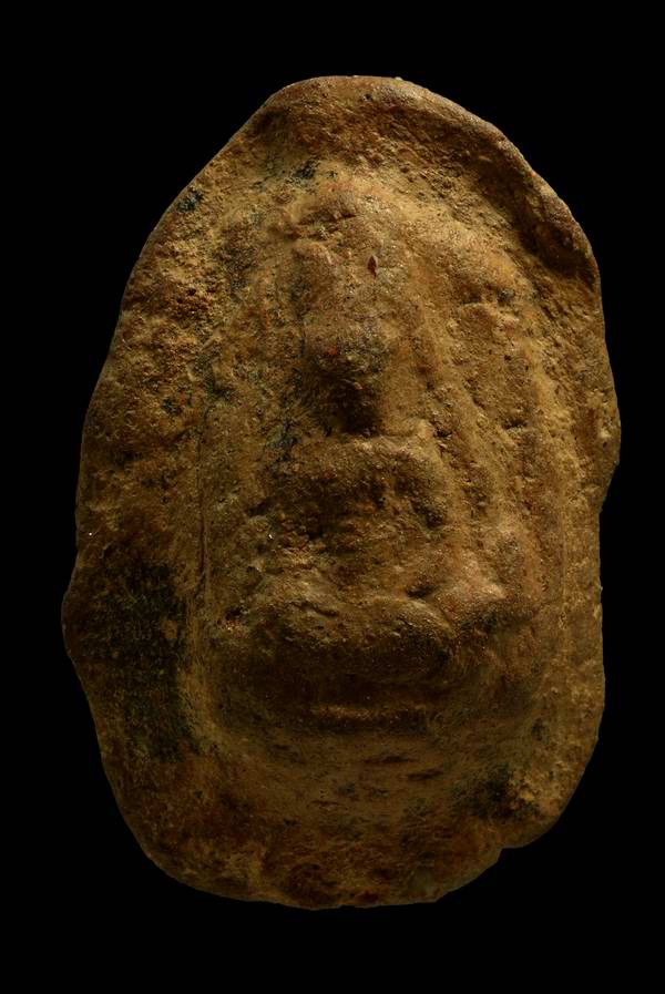 พร้อมใบCERTIFICATE.....พระนางกำแพง พิมพ์ลูกแป้งเดี่ยว กรุทุ่งเศรษฐี เนื้อดิน กำแพงเพชร ปีกกว้างๆ